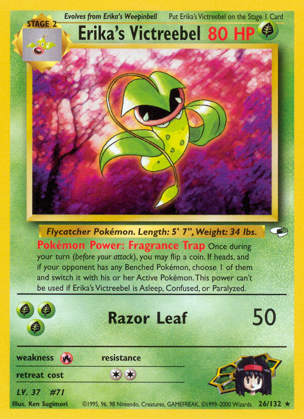 Gym Heroes Erika's Victreebel #26/132 unlimited